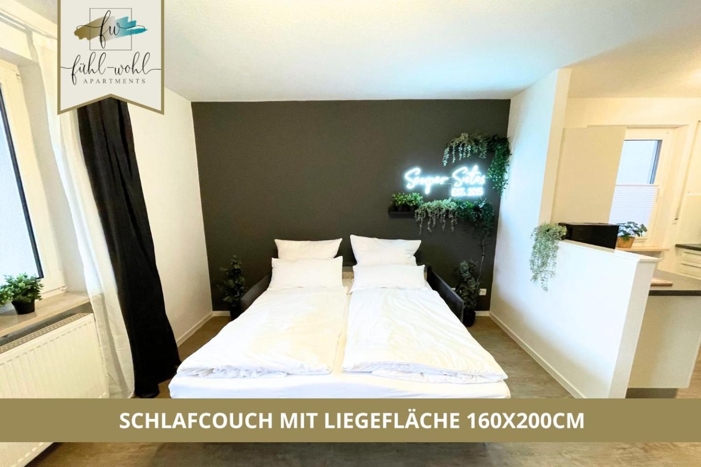 Semper Suite No1 - 2Zi Fewo 1-4 Pers, Balkon, Parkplatz, Hofgartennaehe 拜罗伊特 外观 照片