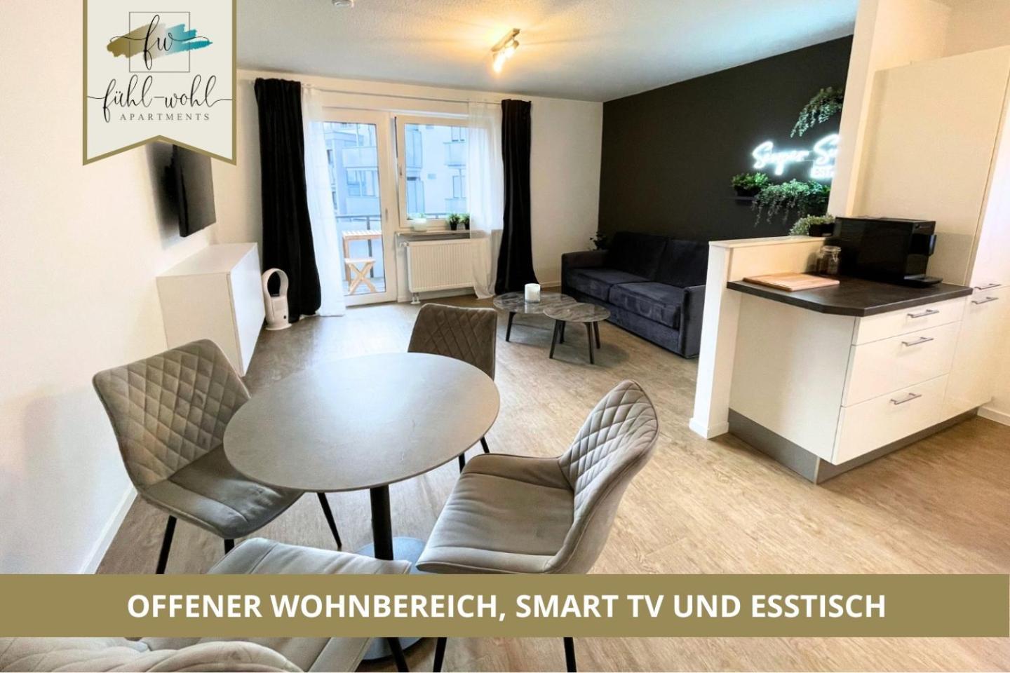 Semper Suite No1 - 2Zi Fewo 1-4 Pers, Balkon, Parkplatz, Hofgartennaehe 拜罗伊特 外观 照片