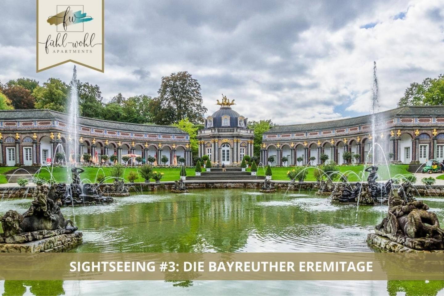 Semper Suite No1 - 2Zi Fewo 1-4 Pers, Balkon, Parkplatz, Hofgartennaehe 拜罗伊特 外观 照片